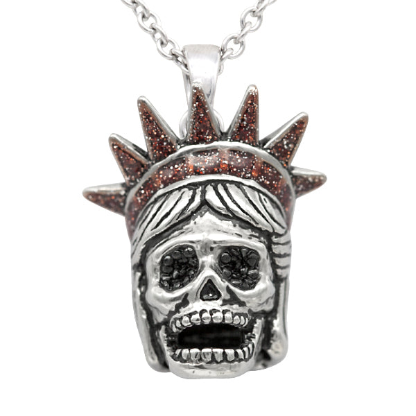 Liberty Skull Necklace